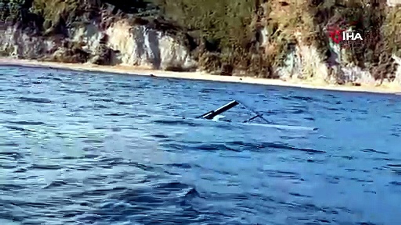 Karaburun sahilinde hareketlili dakikalar: Mühimmat yüklü İHA bulundu