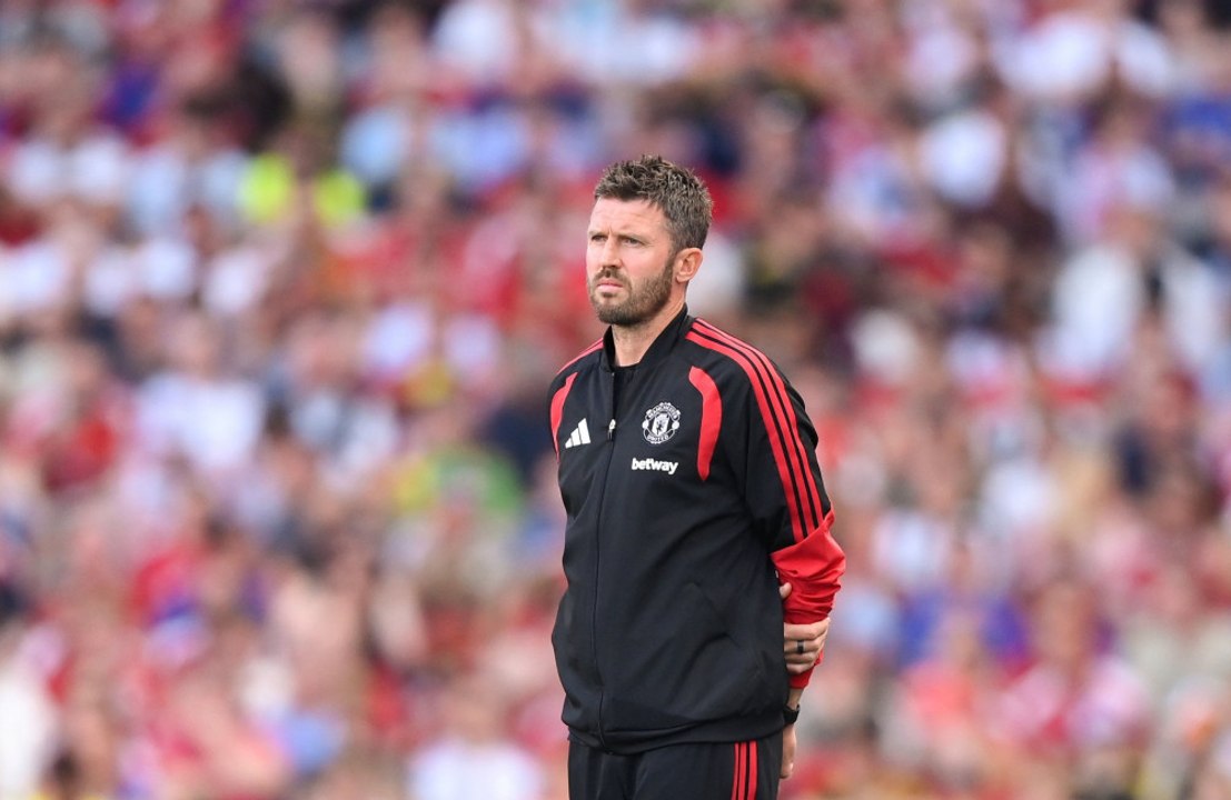 Manchester United manager Michael Carrick dismi...