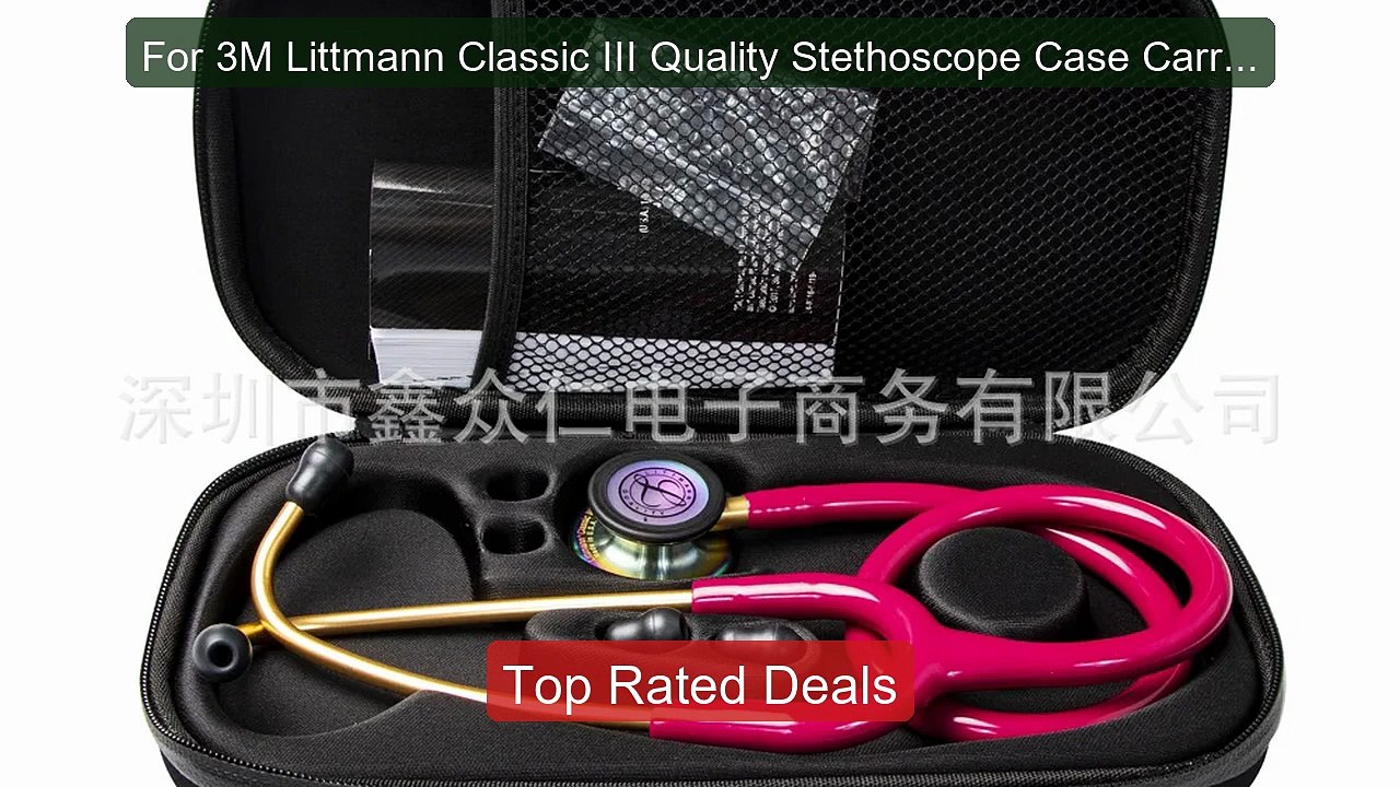 For 3M Littmann Classic III Quality Stethoscope Case Carrying ... -- Best Buy 2026 | Great Quality!