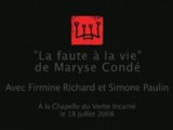 Maryse condé - liberté de créer - ev
