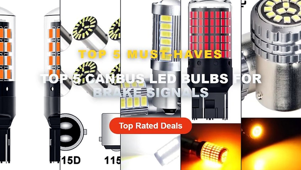 Top 5 Canbus LED Bulbs For Brake Signals: Top 5...
