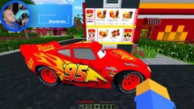 RAYO MCQUEEN PASA DE PEQUEÑO A GIGANTE EN MINECRAFT 😱