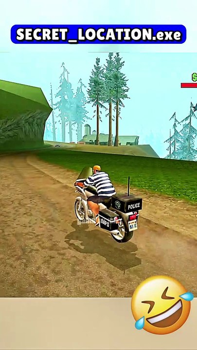 GTA San Andreas Funny Moment – SECRET_LOCATION.exe ... 😂💀🔥🤣⚡️(Part 500) - #gtag #cj #funny #gtaindia #gtarp