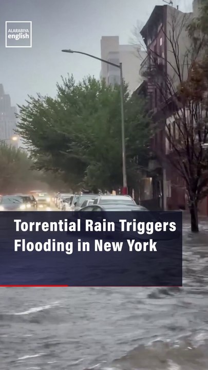 Torrential Rain Triggers Flooding in New York