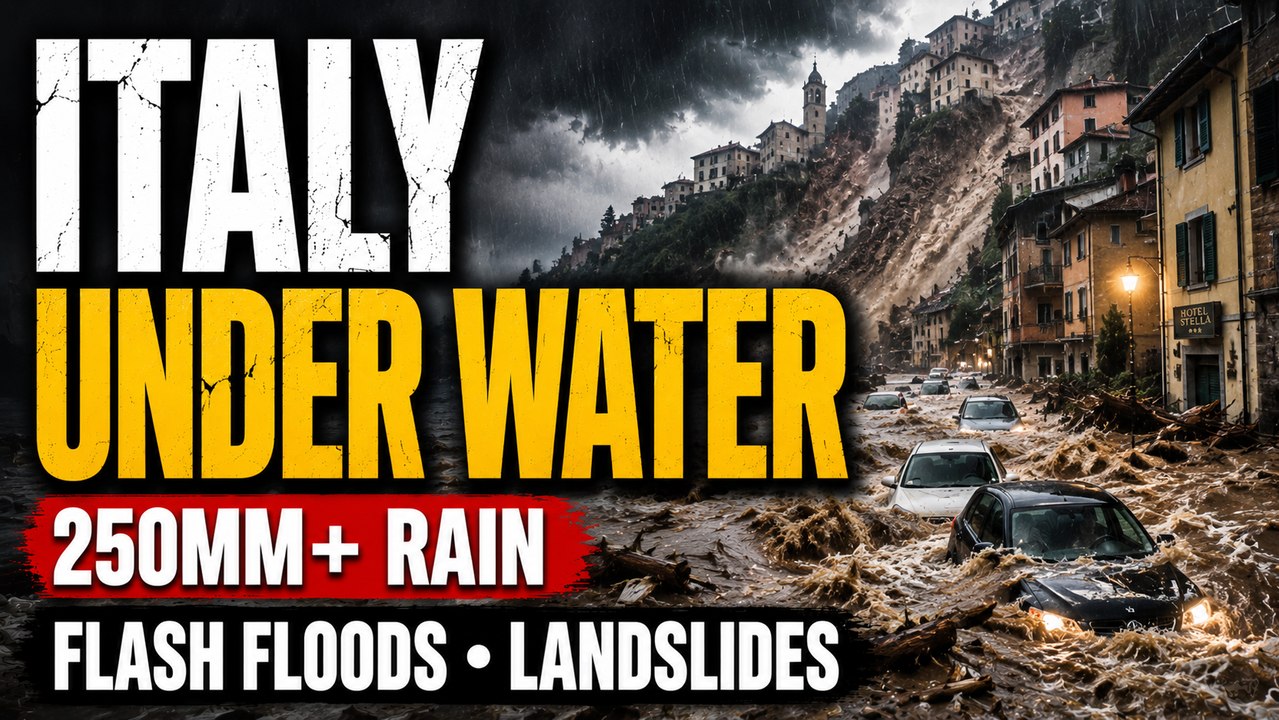 ITALY FLOODS TODAY: Torrential Rain Triggers La...