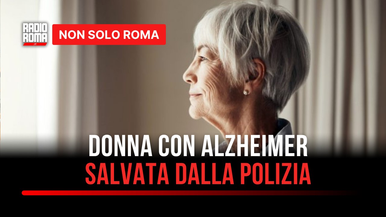 Affetta da Alzheimer vagava verso la Roma-Fiumi...