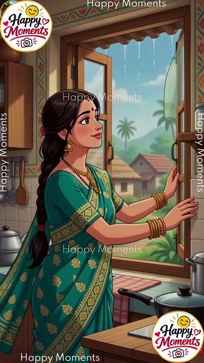 🌧️ Crispy Dosa on a Stormy Village Day | Cozy...