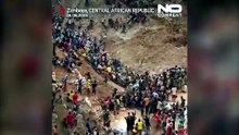 República Centro-Africana: vídeos mostram aluvião mortal que soterra mineiros de ouro