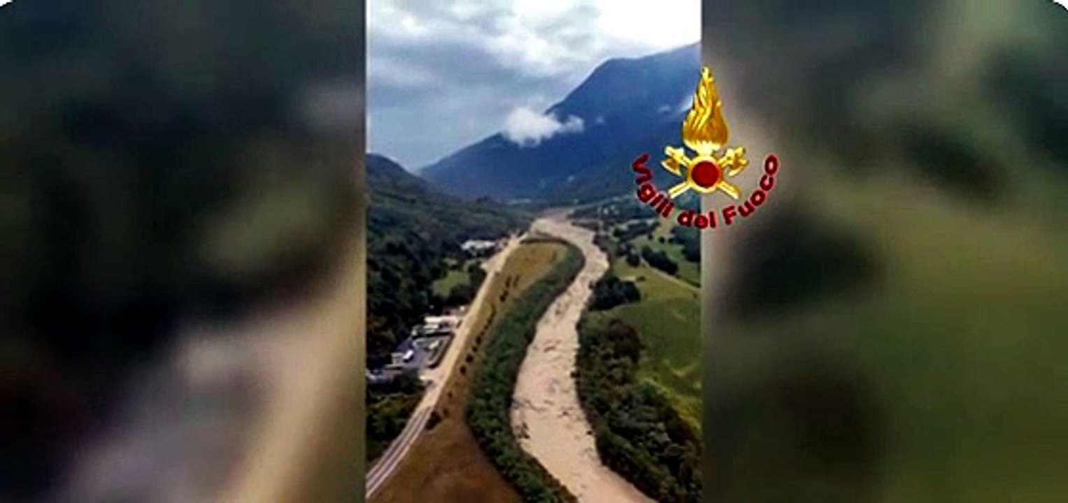 Vigili del fuoco, maltempo nel Bergamasco