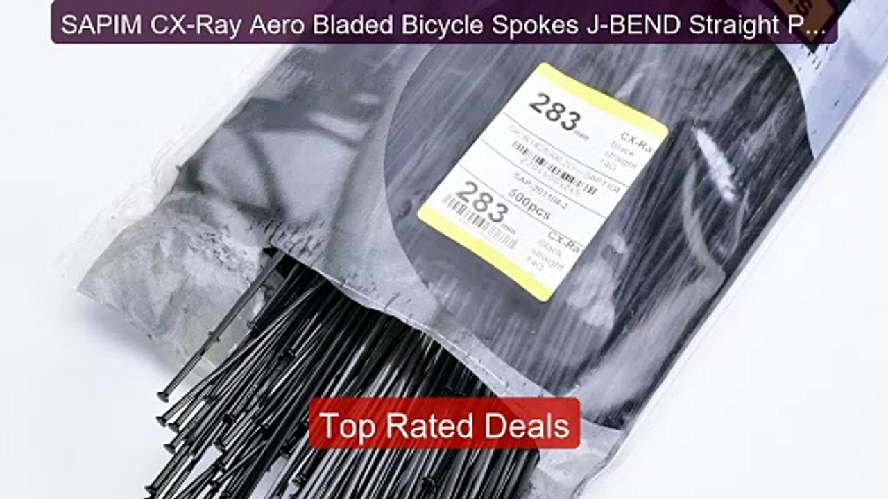 SAPIM CX-Ray Aero Bladed Bicycle Spokes J-BEND...