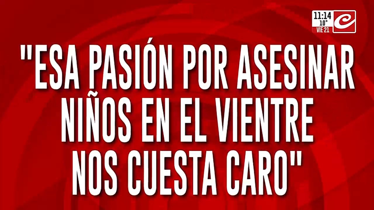 Javier Milei culpó al aborto por la baja de nat...
