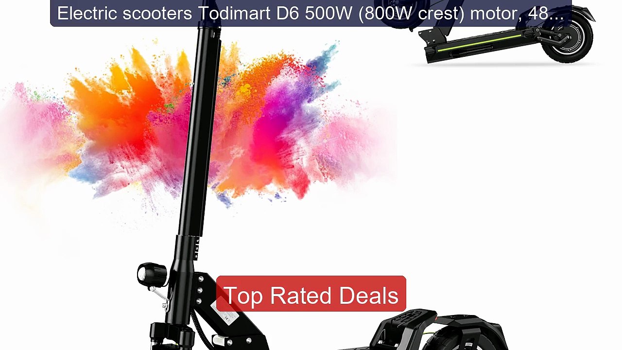 Electric scooters Todimart D6 500W (800W crest) motor, 48V ... -- Top Pick 2026 | Unbeatable Price!
