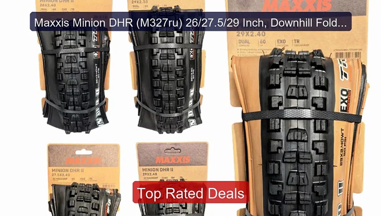 Maxxis Minion DHR (M327ru) 26/27.5/29 Inch, Downhill Folding Tire ... -- Best Deal 2026 | Shop Now!