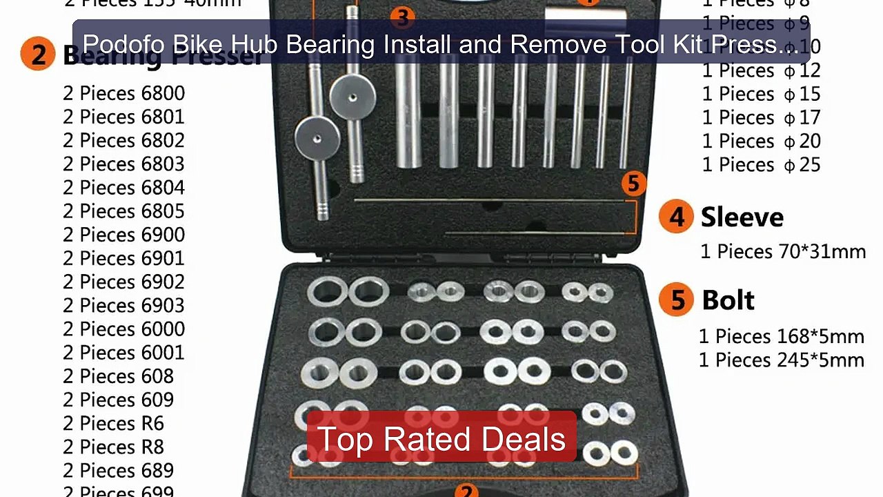 Podofo Bike Hub Bearing Install and Remove Tool Kit Pressed Bo... -- Hot Deal 2026 | Limited Offer!