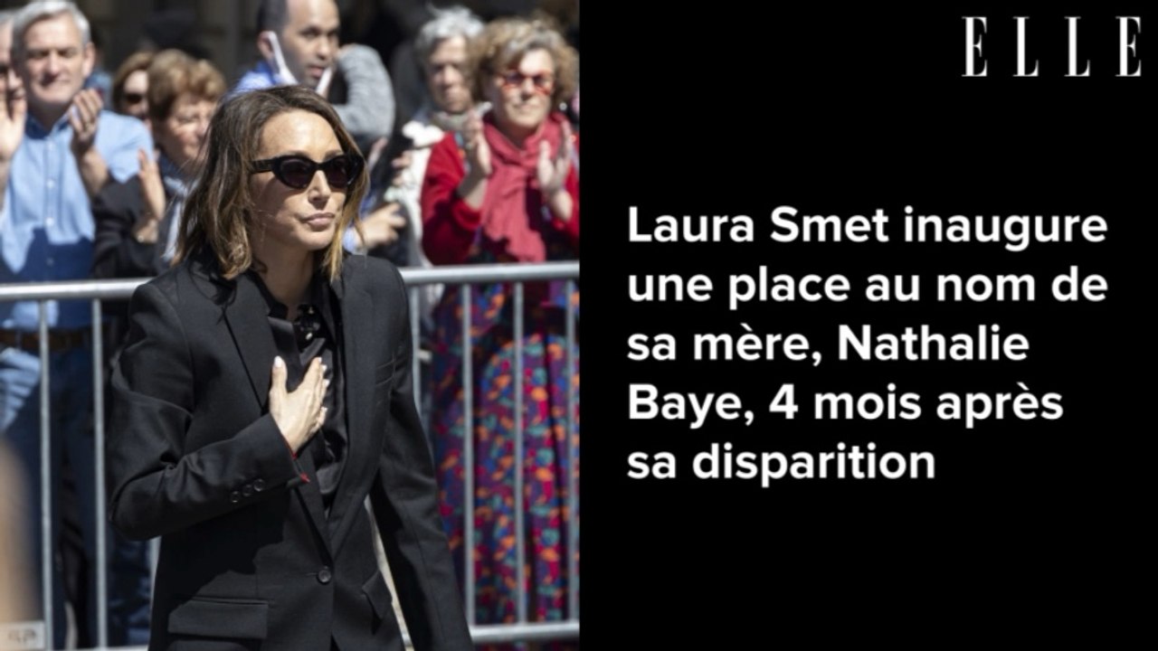Laura Smet inaugure une place au nom de sa mère, Nathalie Baye, 4 mois après sa disparition