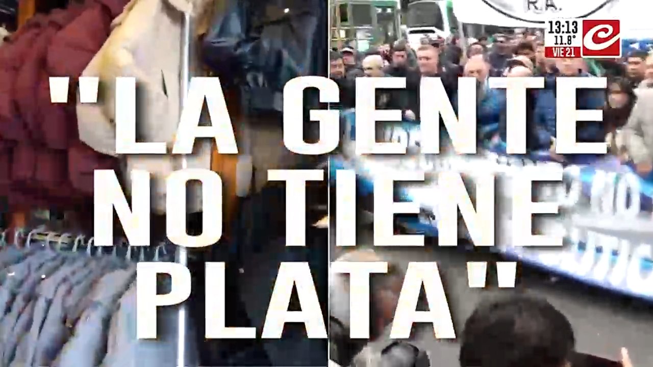 Estrepitosa caída del consumo: comerciantes ape...