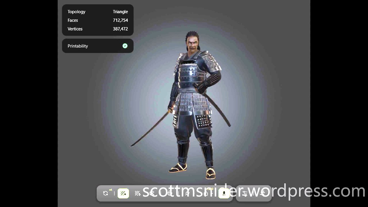 Samurai Warrior: AI Model Video #5 (08-21-2026)