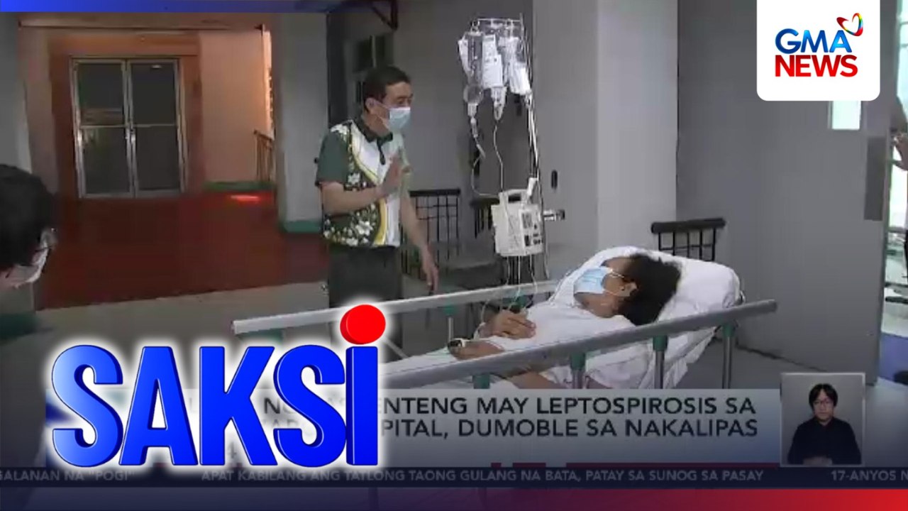 Bilang ng pasyenteng may leptospirosis sa San L...