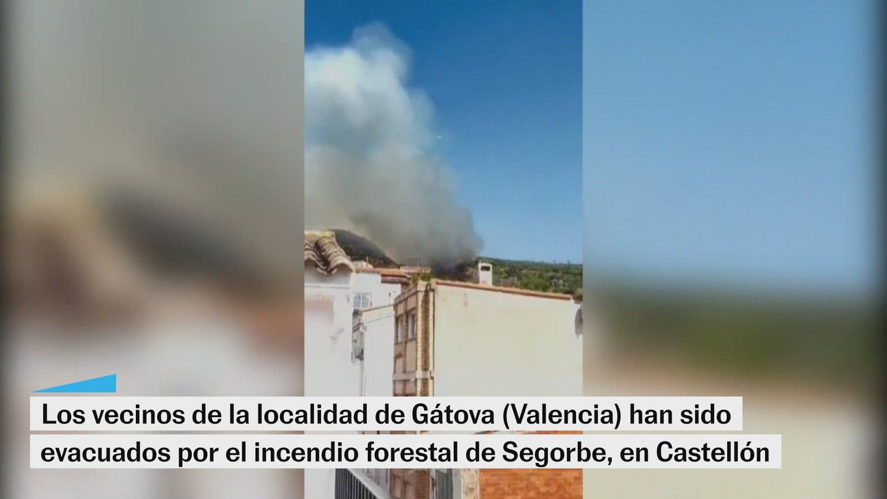 las imágenes aéreas del incendio forestal de Se...