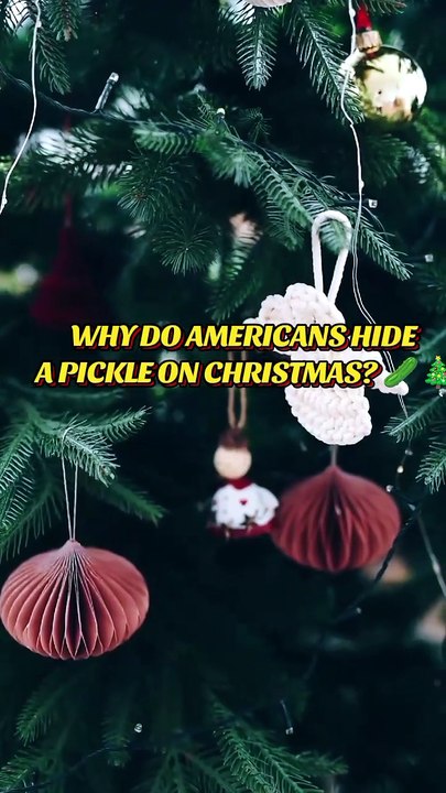 Why Do People Hide a Pickle on the Christmas Tree? 🥒🎄