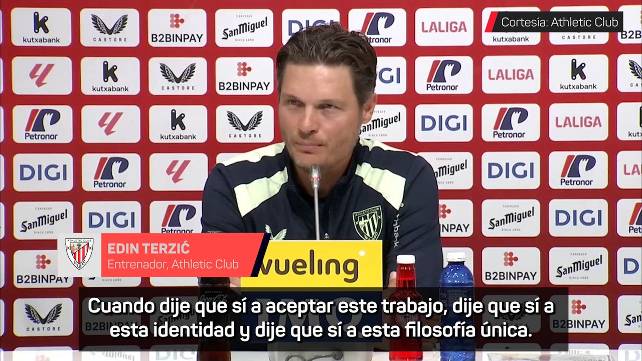 Edin Terzić: "El Athletic es algo único en el m...