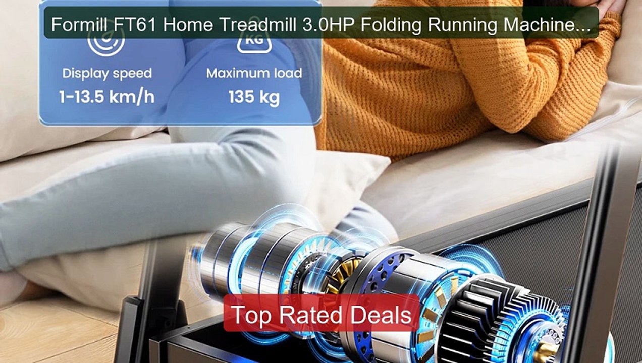 Formill FT61 Home Treadmill 3.0HP Folding Runni...