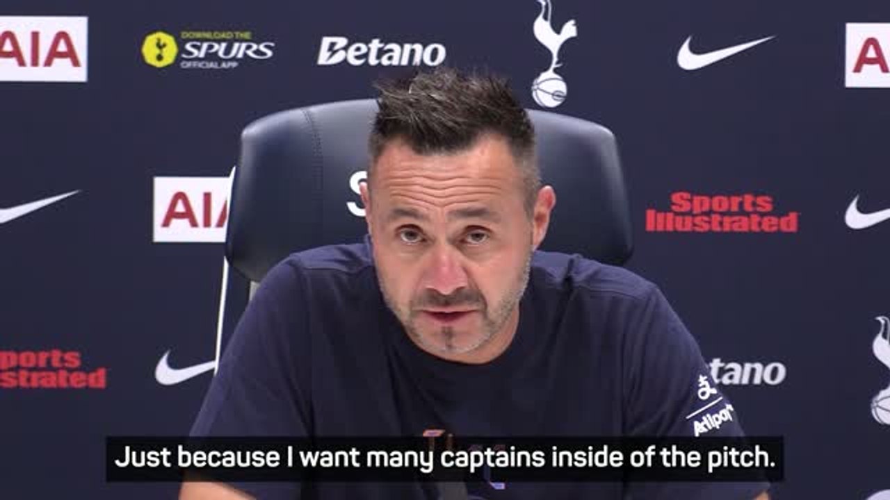 De Zerbi names his new Tottenham captain after...