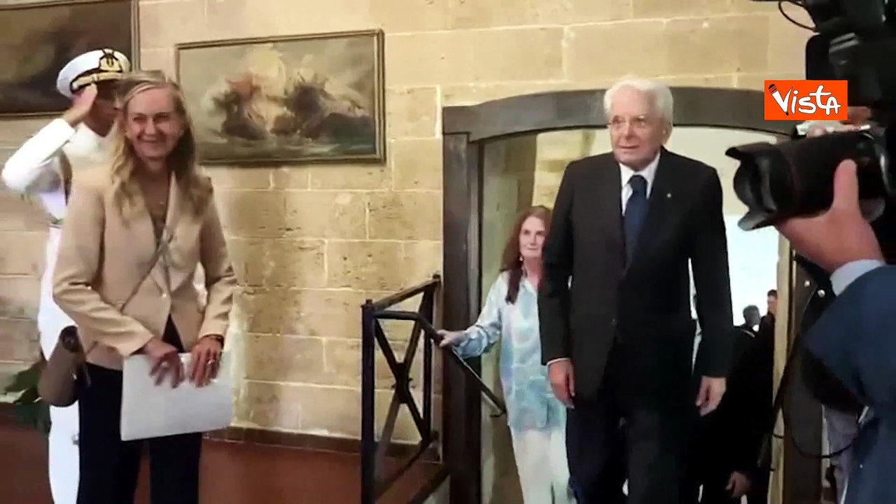 Mattarella e Meloni ai Giochi del Mediterraneo...