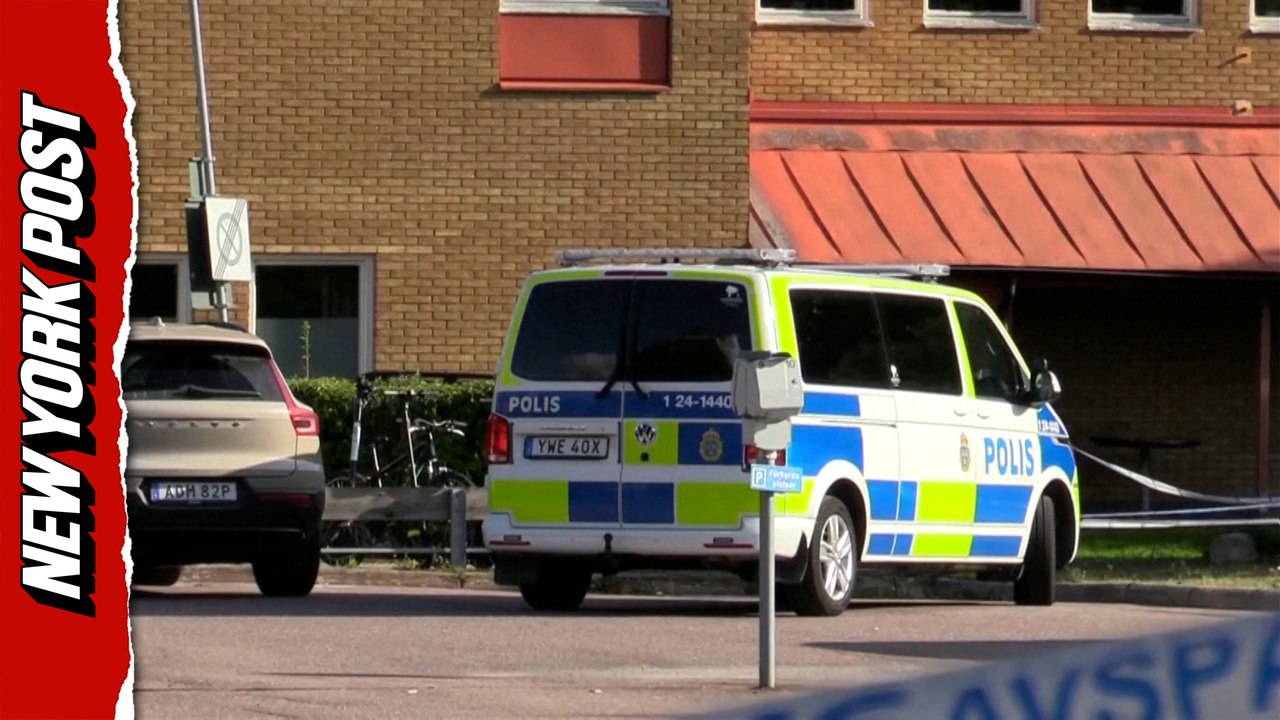 Man armed with sword injures several at Swedish...