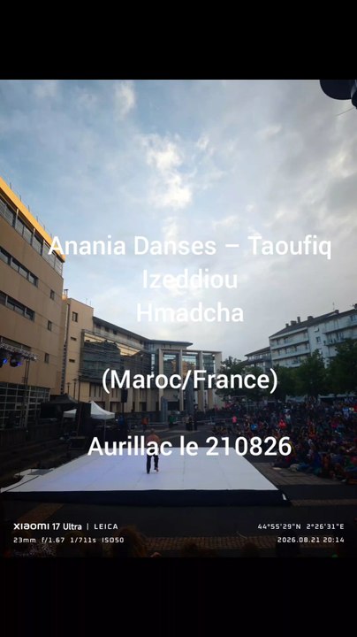 Anania Danses – Taoufiq IzeddiouHmadcha(Maroc/France)