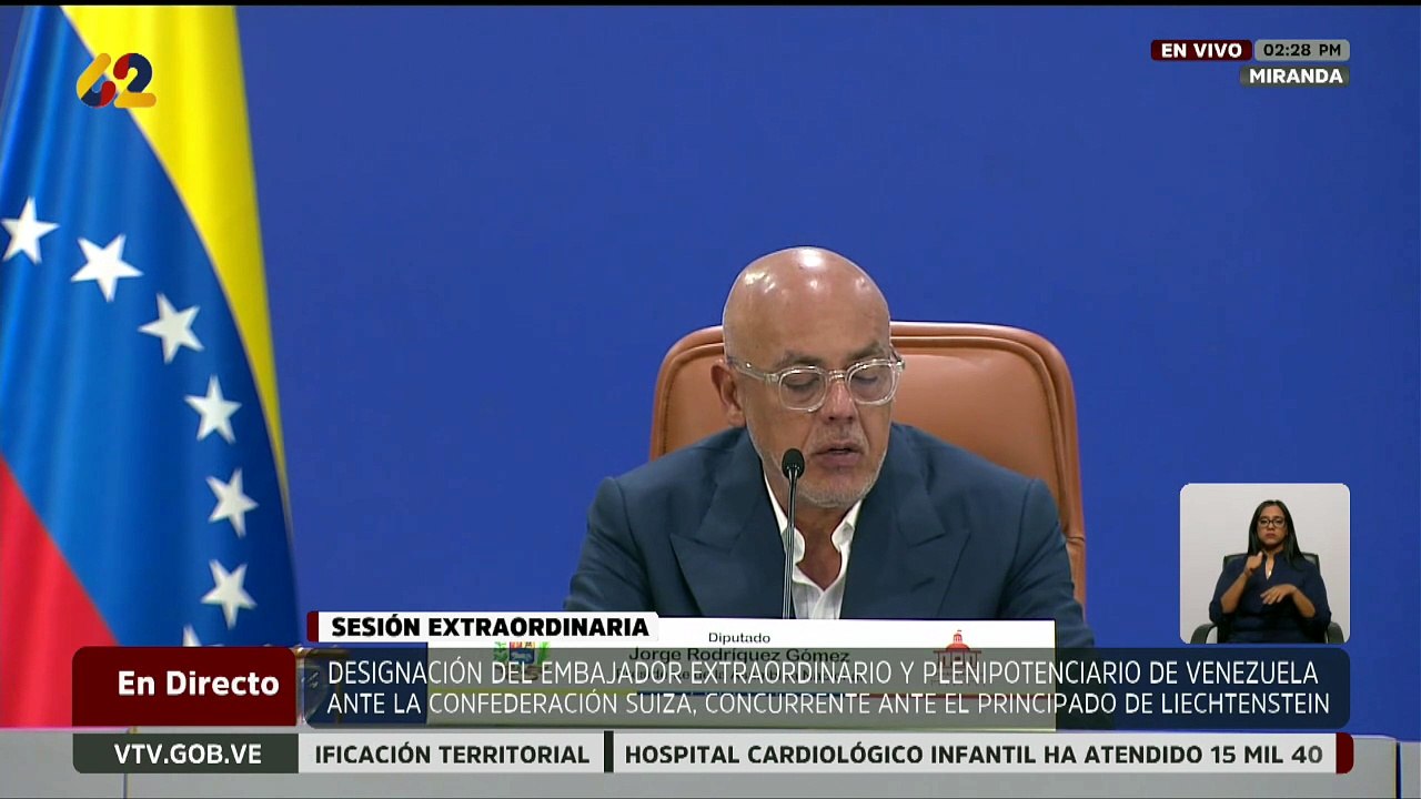 AN aprueba la designación de Enrique Ochoa Antich como nuevo embajador ante Suiza