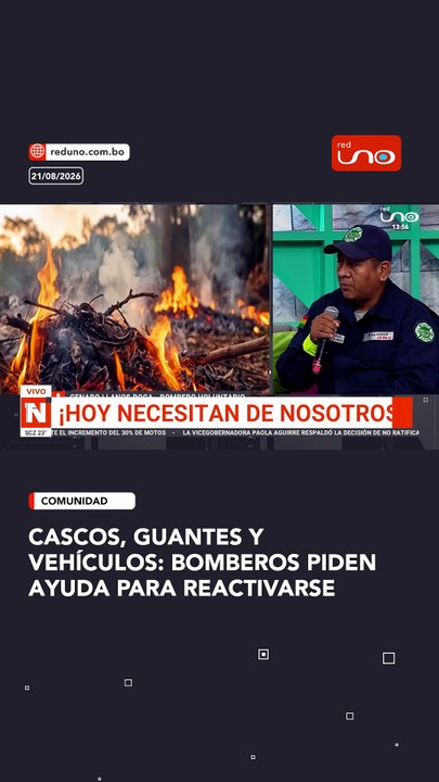 Bomberos voluntarios solicitan el apoyo de la p...
