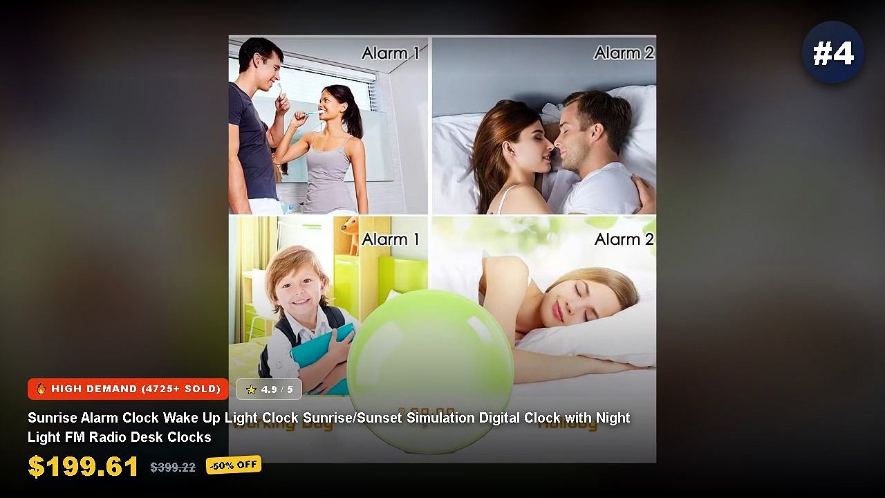 Best Sunrise Alarm Clocks Wake Up Light For Dee...
