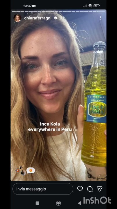 Chiara Ferragni story dal Perù