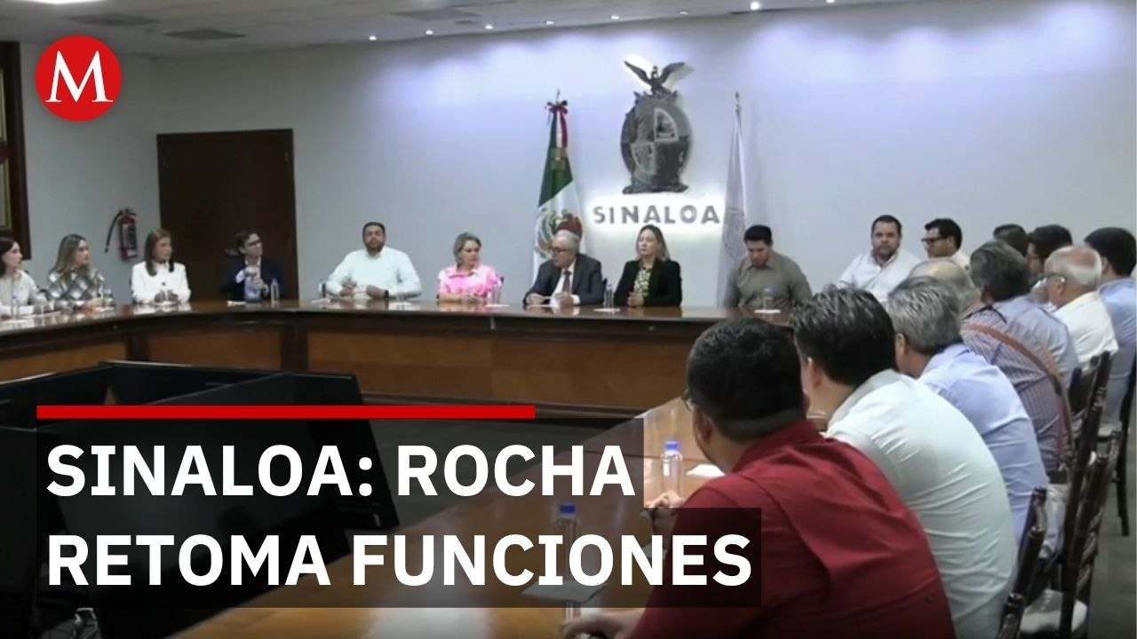 Gobernador regresa a funciones tras 112 días si...