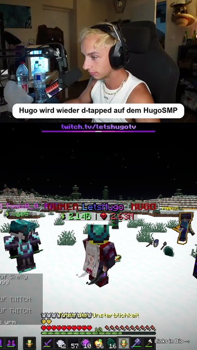 Hugo wird wieder d-tapped auf dem HugoSMP