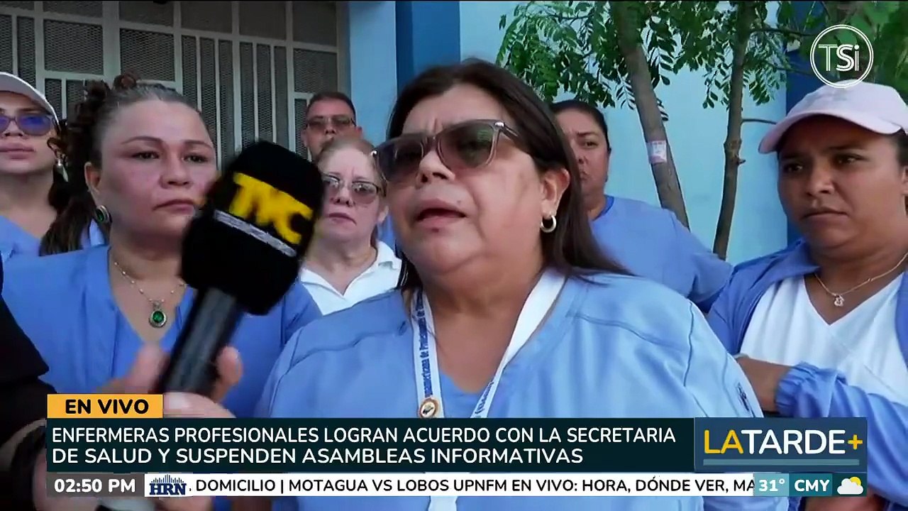 Enfermeras logran acuerdo con Salud y suspenden...