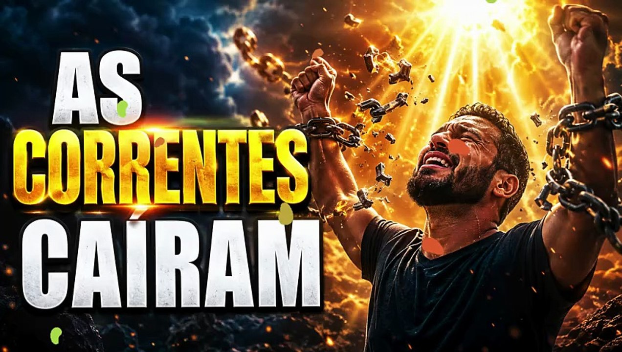 louvor de hoje AS CORRENTES CAÍRAM 🔥 Louvor Po...