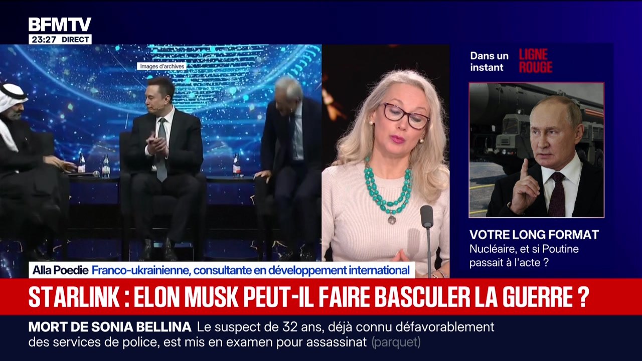 Elon Musk à la rescousse de Kiev avec Starlink...