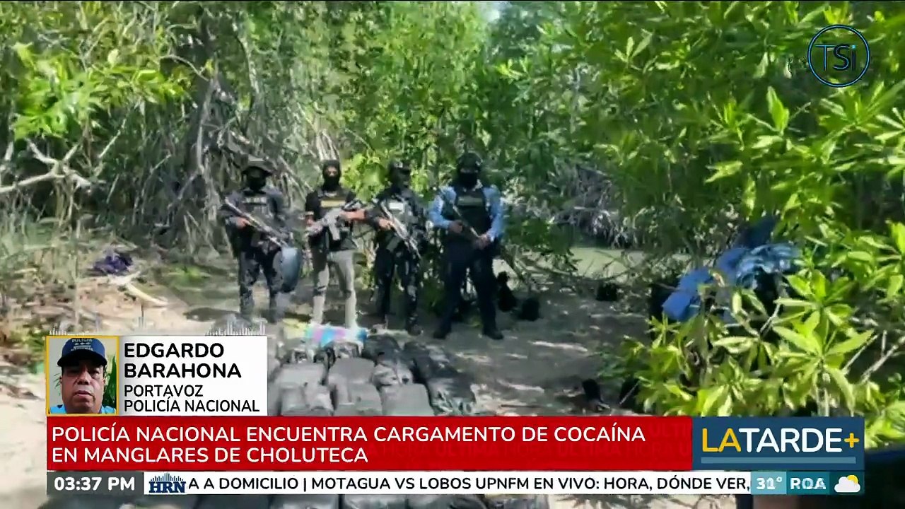 Policía Nacional encuentra cargamento en mangla...