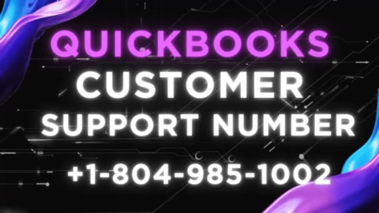 ║)) Qu!ckB0oks EnT3rpr1s3 SuPP0rt Numb3r 1️⃣-804-985-100️⃣2 Live Agent ⊹║))