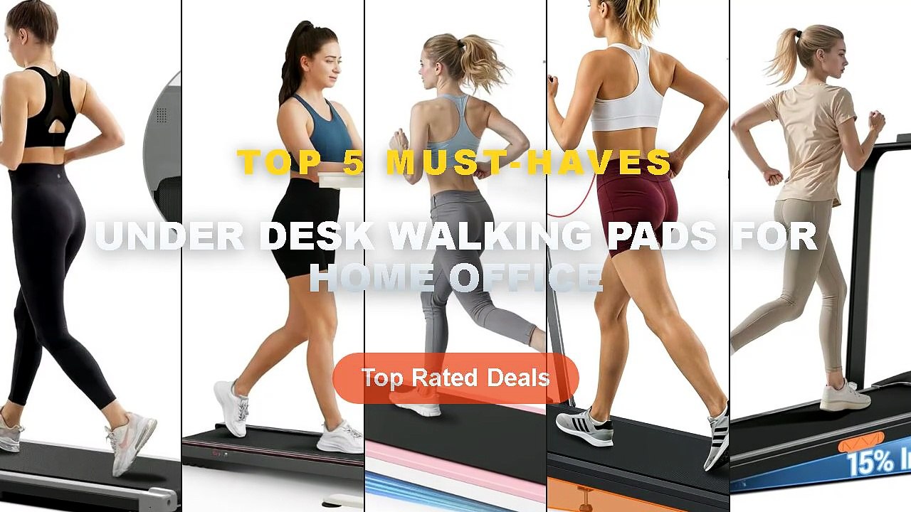 Amazing Under Desk Walking Pads For Home Office...