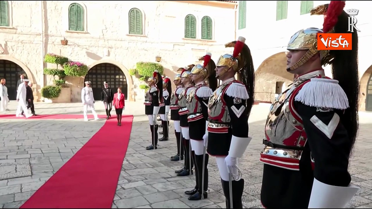 Mattarella al Castello aragonese a Taranto in o...