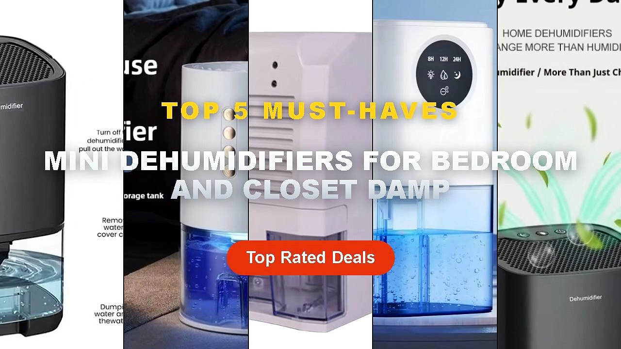 Why Everyone Is Buying Mini Dehumidifiers For Bedroom And Closet Damp - Homefish Portable Mute Air Dehumidifier Moisture...