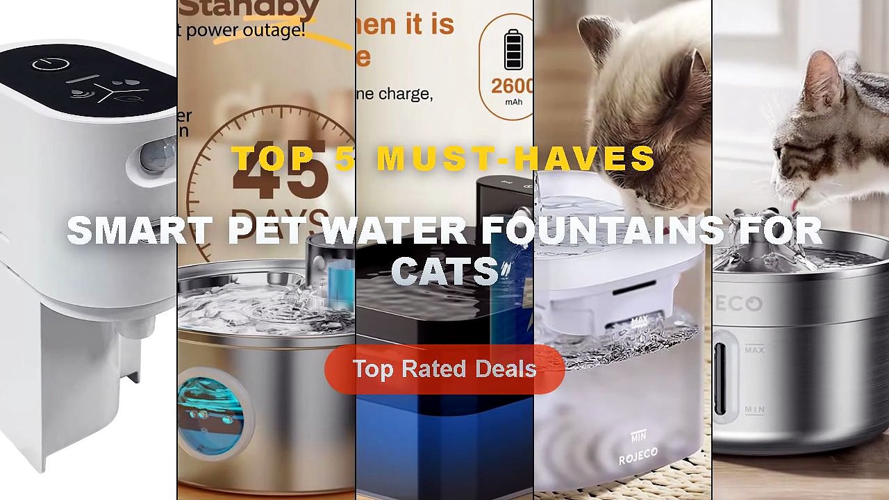 Cheap & Best Smart Pet Water Fountains For Cats...