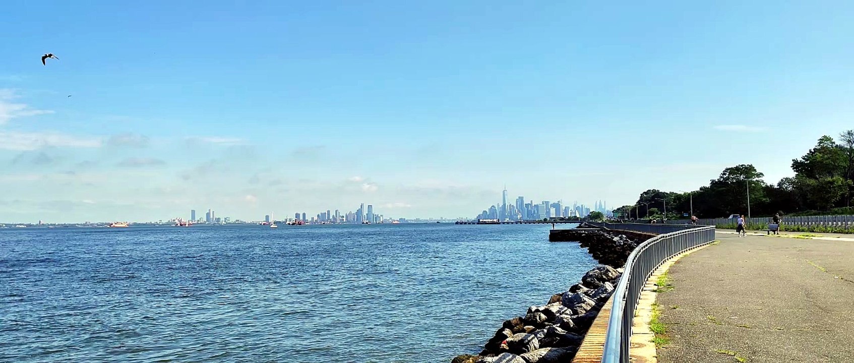 Relaxing Walk at Bush Terminal Piers Park | Stunning NYC Skyline Views