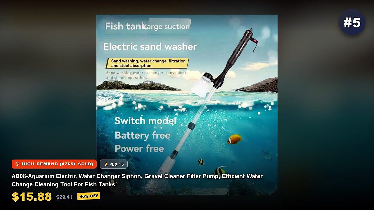 Ultimate Guide to the Best Aquarium Gravel Clea...