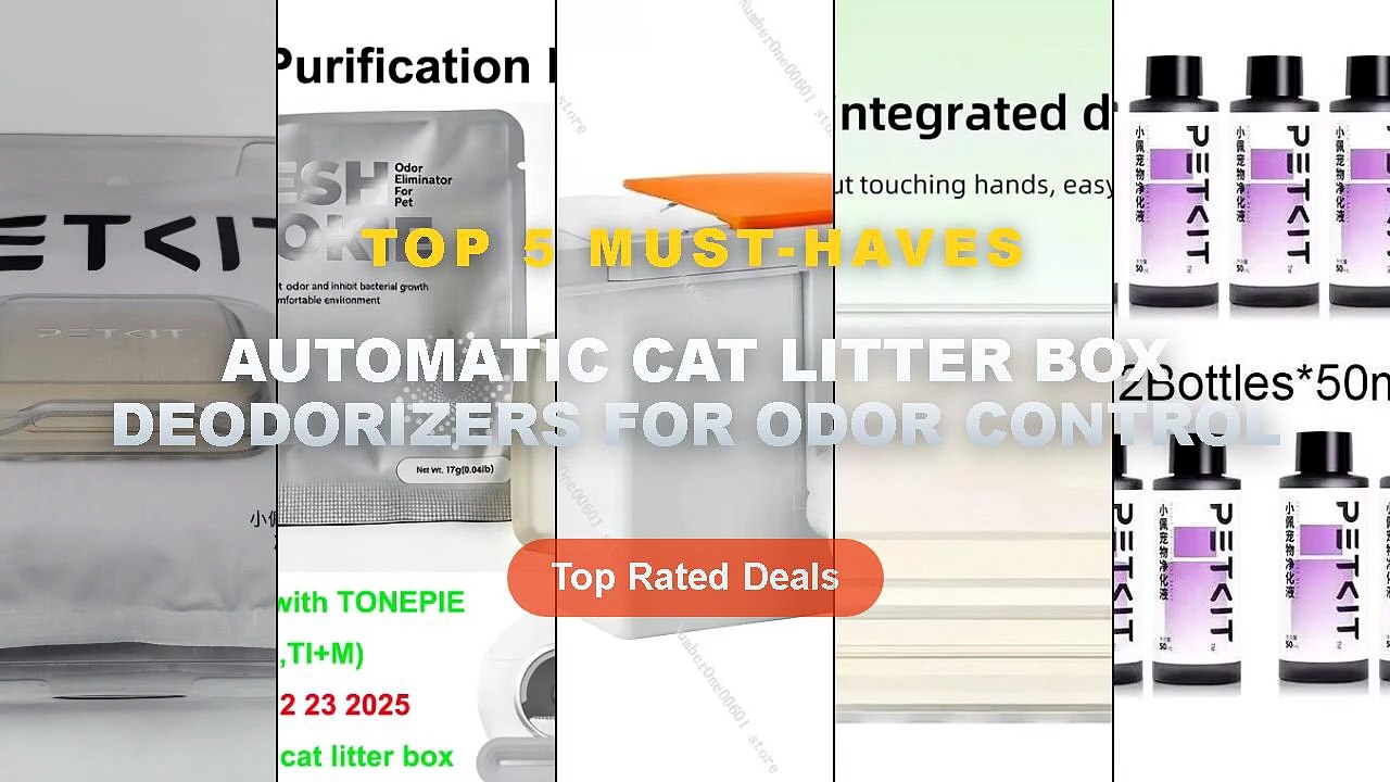 Why Everyone Is Buying Automatic Cat Litter Box Deodorizers For Odor Control - PETKIT/PBTKIT Air Purifying Refills Purax...