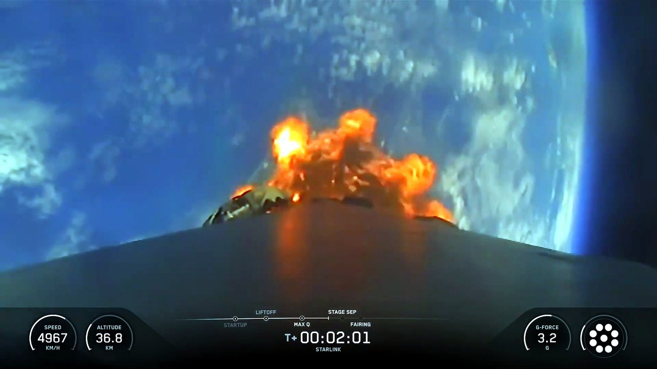 SpaceX launches Starlink satellites from Florida on day after aborted attempt