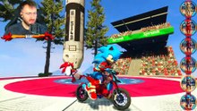 Mejorando a IRON SPIDER SONIC en GTA 5 !! (Sonic Movie mod)